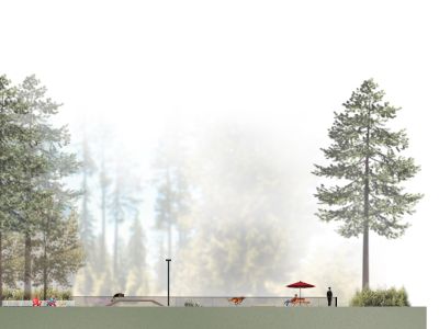Artist rendering of off-leash dog area (2)