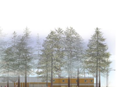Artist rendering of nature play zone shared site (2)