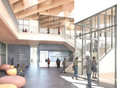 Fraser Mills Community Centre Entry Lobby