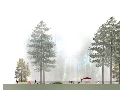 Artist rendering of off-leash dog area (1) 
